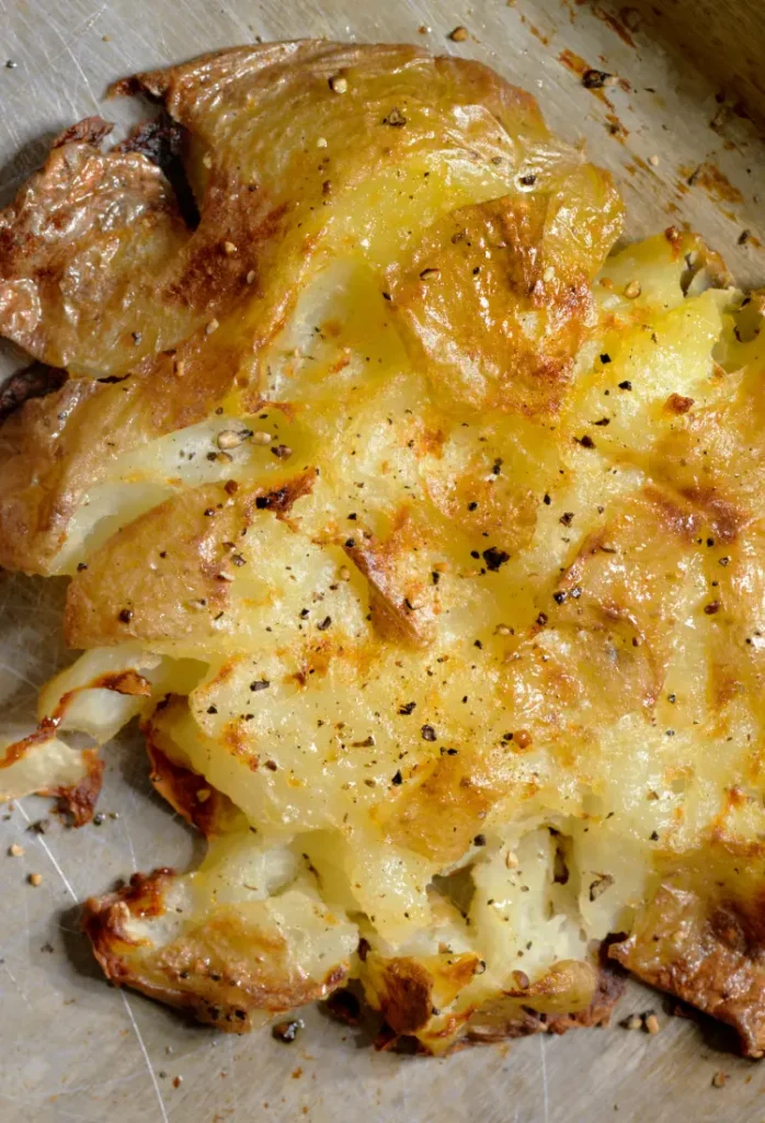 Cheesy Smashed Potatoes