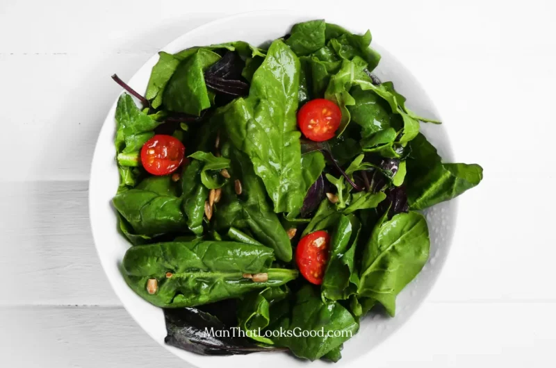 Easy Spinach Arugula Salad