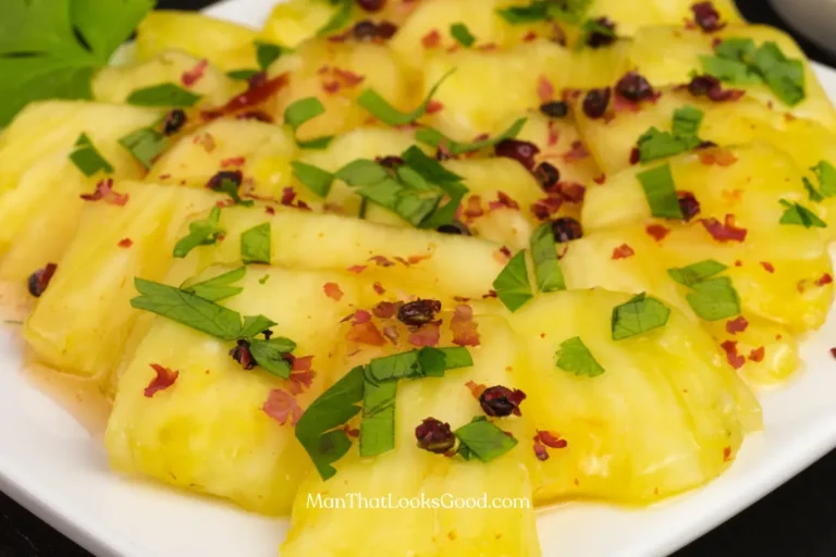 marinated pineapple