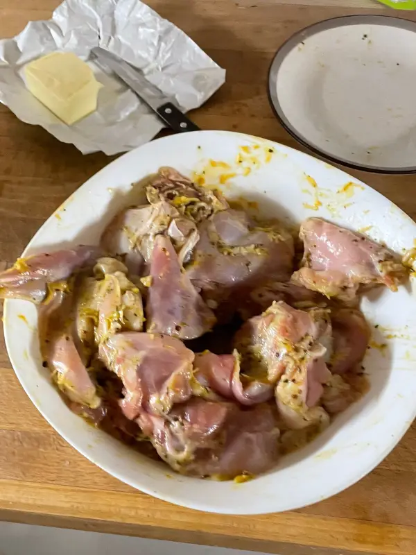 Rabbit in mustard sauce recipe