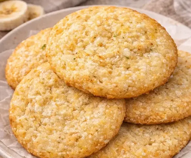 Galletas de crema de plátano